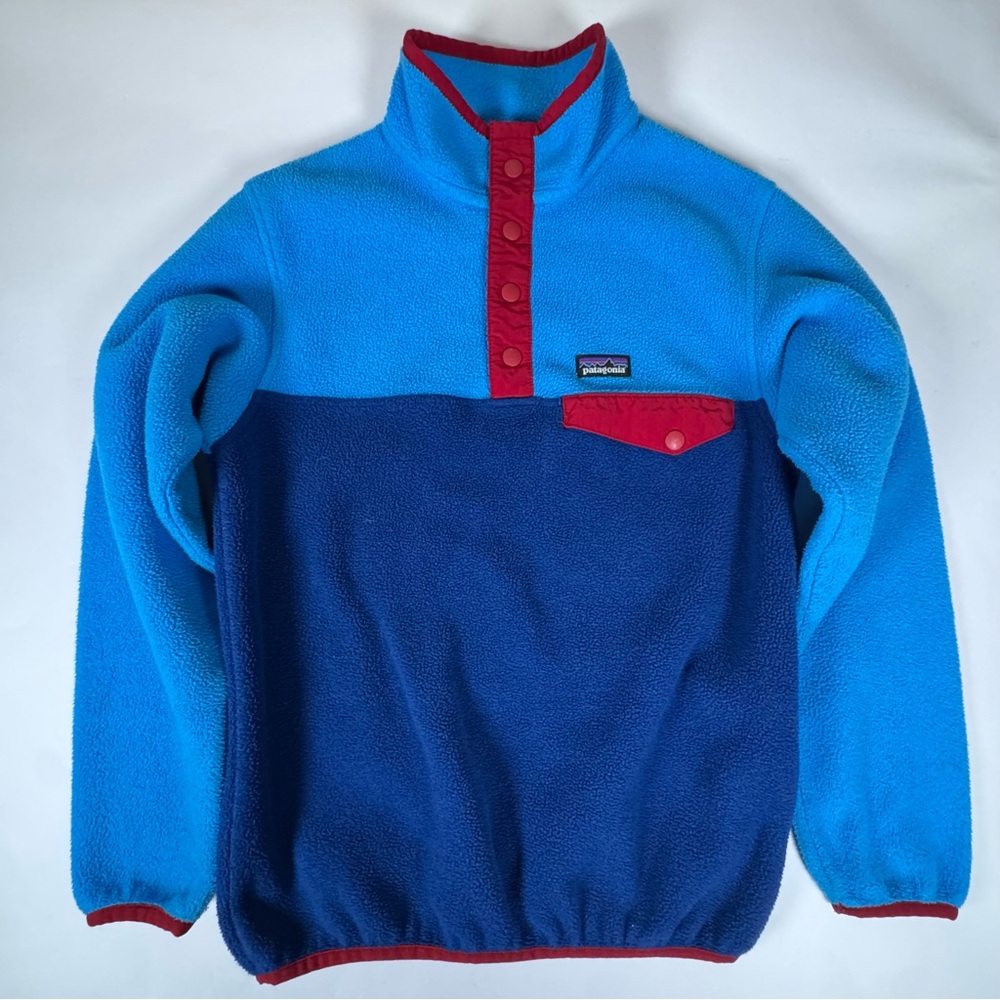 Patagonia Kids' Lightweight Synchilla Snap-T Pullover - Size M (10)